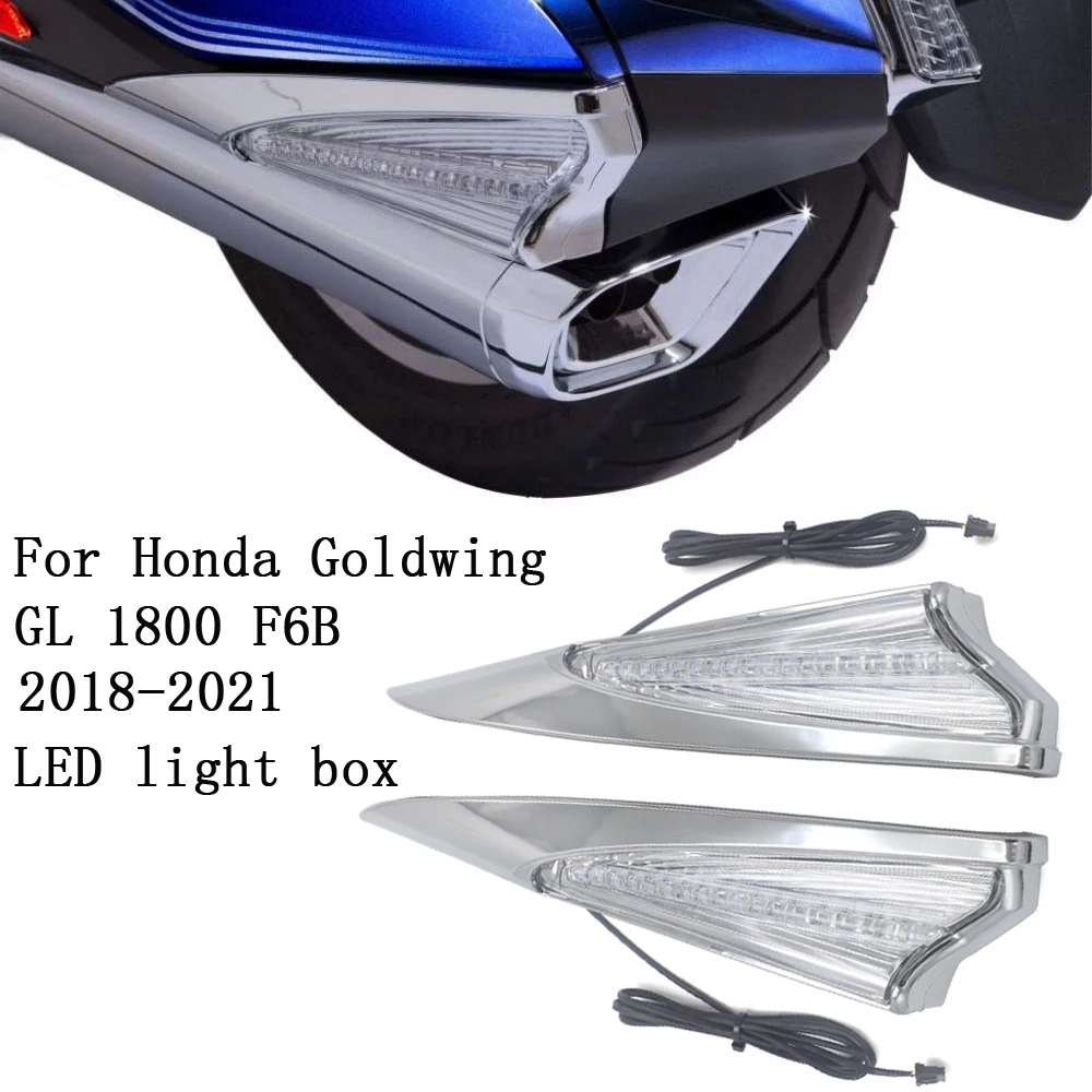 Motorbike Saddlebag Accent Swoop LED Lamp Case Without Turn Light Function For Honda Goldwing GL1800 & F6B 2018 2019 2020 2021
Motorbike Saddlebag Accent Swoop LED Lamp Case Without Turn Light Function For Honda Goldwing GL1800 & F6B 2018 2019 2020 2021