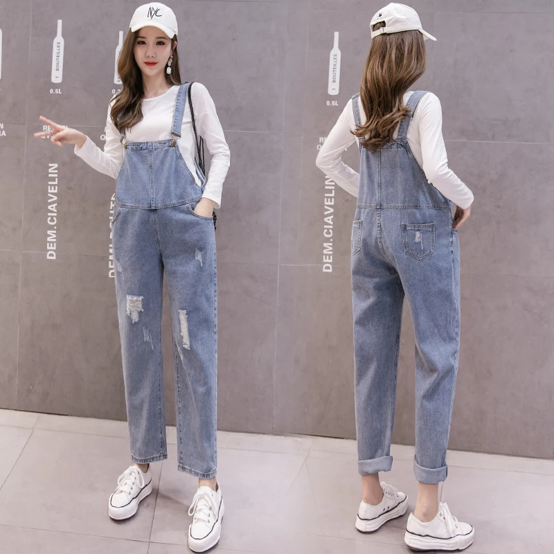 5080# Ripped Hole Denim Maternity Bib Jeans Loose Adjustable Jumpsuits Clothes for Pregnant Women Pregnancy Overalls Trousers
5080# Ripped Hole Denim Maternity Bib Jeans Loose Adjustable Jumpsuits Clothes for Pregnant Women Pregnancy Overalls Trousers