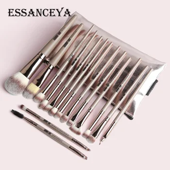 ESSANCEYA 15 Pcs Makeup Brush Set Cosmetic Foundation Powder Blush Eyeshadow Eyebrow Concealer Face Makeup Beauty Tool with Bag
ESSANCEYA 15 Pcs Makeup Brush Set Cosmetic Foundation Powder Blush Eyeshadow Eyebrow Concealer Face Makeup Beauty Tool with Bag