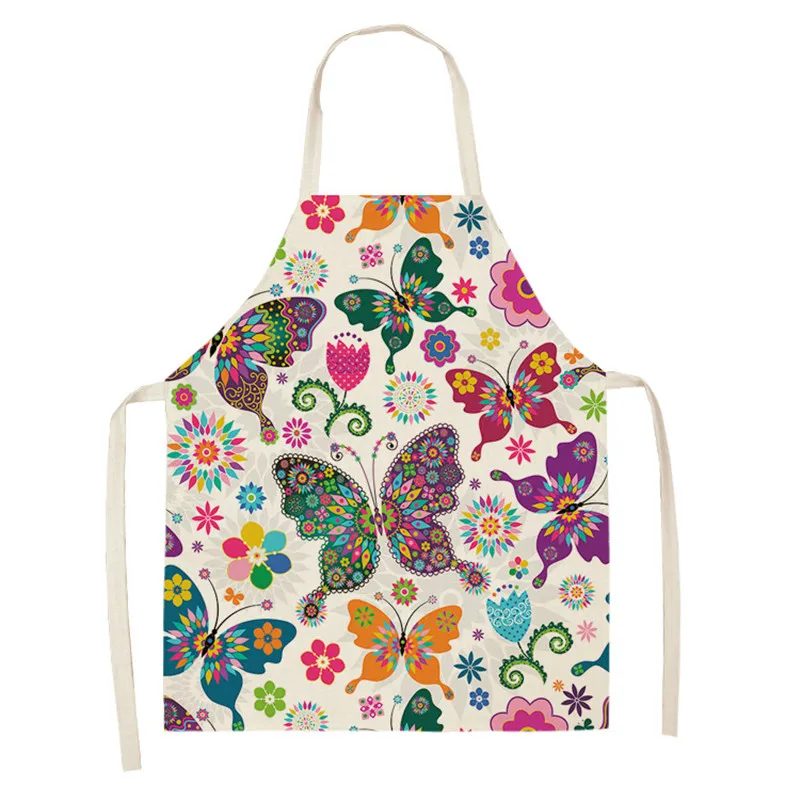 Creative Butterfly Pattern Aprons for Woman Linen Household DIY Sleeveless Aporn Home Kitchen Family Cooking Accessories
Creative Butterfly Pattern Aprons for Woman Linen Household DIY Sleeveless Aporn Home Kitchen Family Cooking Accessories