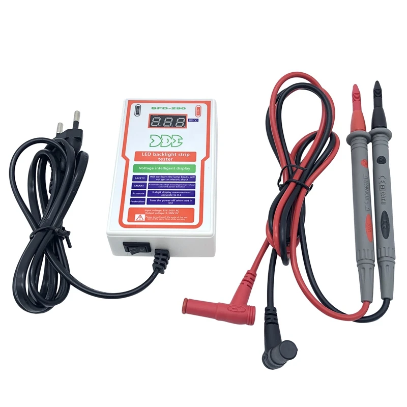0-320V Output LED Tester Repair Tool for LED Strips Beads Test for TV Backlight Laptop Multipurpose Detector EU Plug
0-320V Output LED Tester Repair Tool for LED Strips Beads Test for TV Backlight Laptop Multipurpose Detector EU Plug