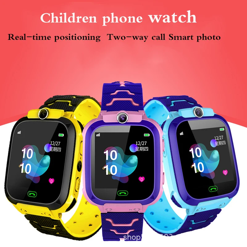 LIGE 2019 Kid smart watches call watch Childrens smart watch LBS location tracking Support 2GSIM card SOS Childrens smart watch