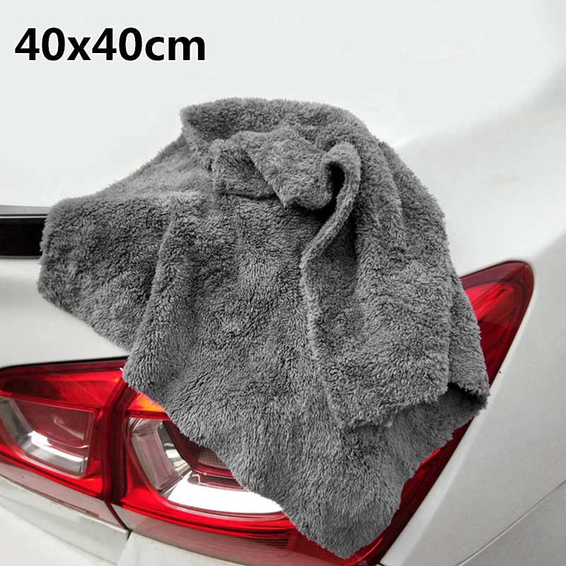 40cm*40cm Cleaning Towels Car Home Thickened Absorbent Coral Fleece Wash Gray Towel Ultra Soft RV Parts Accessories Edgeless
40cm*40cm Cleaning Towels Car Home Thickened Absorbent Coral Fleece Wash Gray Towel Ultra Soft RV Parts Accessories Edgeless