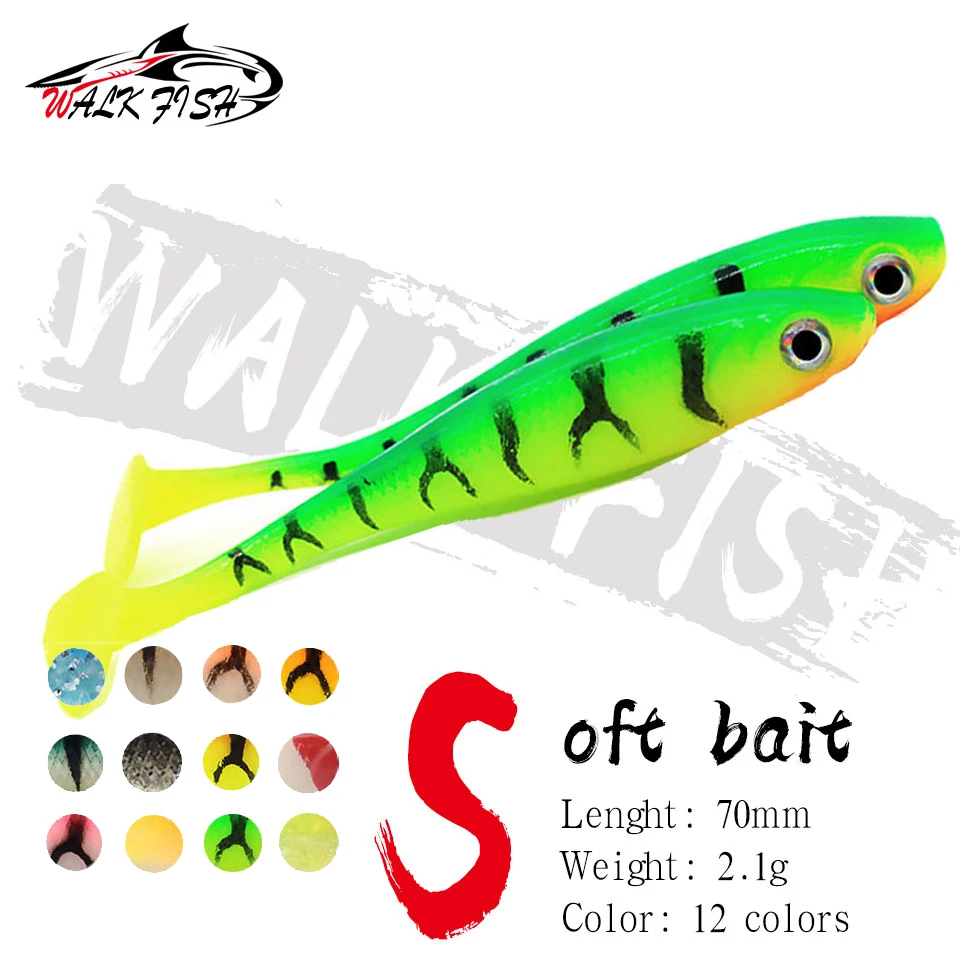 WALK FISH мягкие рыболовные приманки, 5 шт./лот, 70 мм, 2,1 Г, Силиконовые T-образные приманки для рыбалки, воблер, червь, приманка для рыбы, искусственная приманка, рыболовная снасть
WALK FISH мягкие рыболовные приманки, 5 шт./лот, 70 мм, 2,1 Г, Силиконовые T-образные приманки для рыбалки, воблер, червь, приманка для рыбы, искусственная приманка, рыболовная снасть