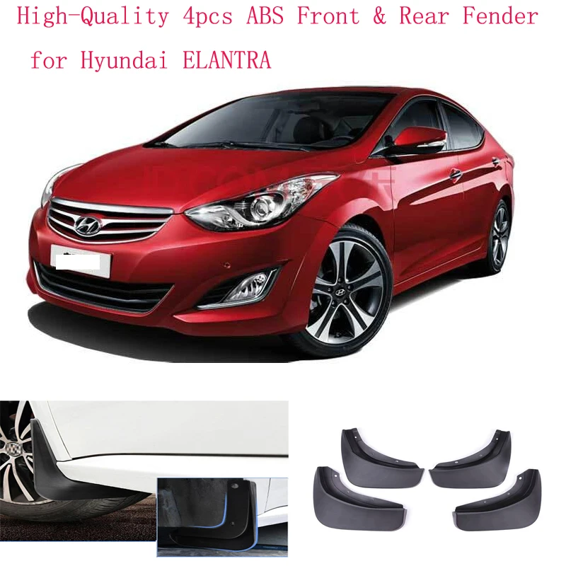 High-Quality 4pcs ABS Front & Rear Fender for Hyundai ELANTRA Car Mud Flaps Splash Guard Mudguard Mudflaps Accessories
High-Quality 4pcs ABS Front & Rear Fender for Hyundai ELANTRA Car Mud Flaps Splash Guard Mudguard Mudflaps Accessories