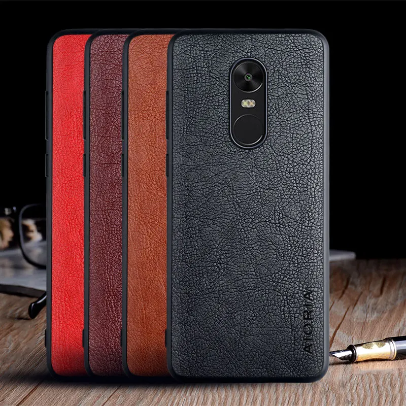 Чехол для Xiaomi Redmi Note 4 4X Global funda роскошный винтажный кожаный чехол телефона 4x |