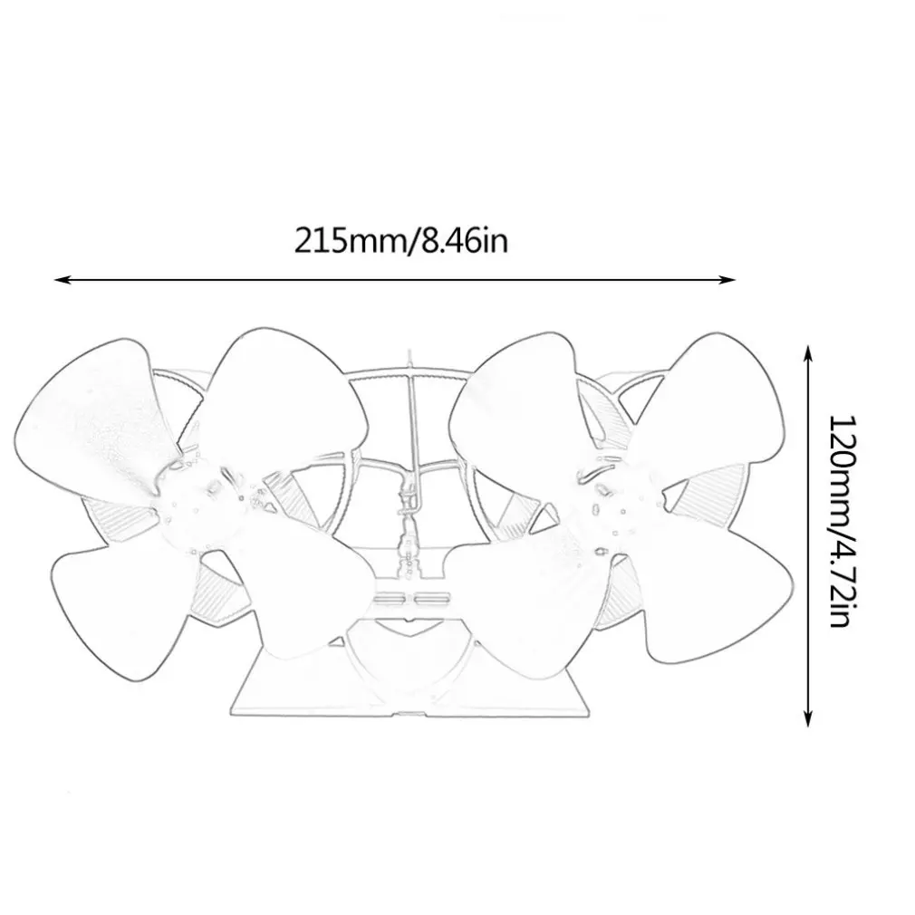 YL301 Thermal Power Fireplace Fan Heat Powered Wood Stove Fan For Wood/Log Burner /Fireplace Eco Friendly Four-leaf Fans
YL301 Thermal Power Fireplace Fan Heat Powered Wood Stove Fan For Wood/Log Burner /Fireplace Eco Friendly Four-leaf Fans