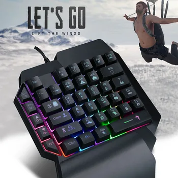 39-Key Mechanical Gaming Keyboard RGB Backlit Portable Mini Gaming Keyboard Cold Light Gaming Controller For PC PS4 Xbox Gamers
39-Key Mechanical Gaming Keyboard RGB Backlit Portable Mini Gaming Keyboard Cold Light Gaming Controller For PC PS4 Xbox Gamers