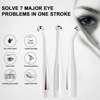 Portable Electric Eye Massager Wand Reduce Dark Circle Anti Bag Pouch & Wrinkle Puffy Eye Thin Face Facial Massager
Portable Electric Eye Massager Wand Reduce Dark Circle Anti Bag Pouch & Wrinkle Puffy Eye Thin Face Facial Massager