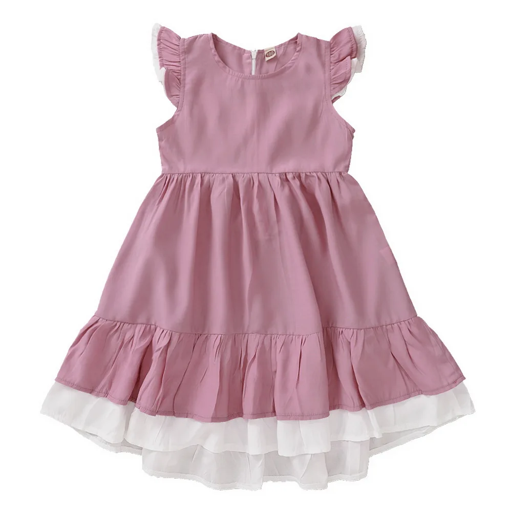 Baby Girls Summer Cute Round Neck Short Sleeve Patchwork Irregular Dress Kids Casual Ruffle Dress D30
Baby Girls Summer Cute Round Neck Short Sleeve Patchwork Irregular Dress Kids Casual Ruffle Dress D30