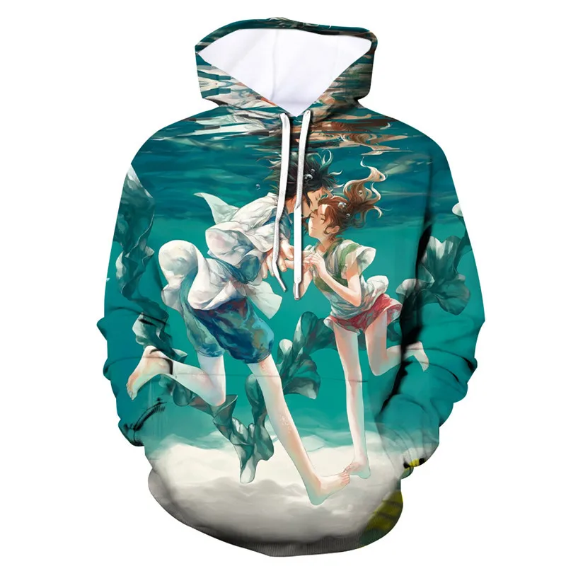 2019 autumn 3D Print Unisex Hooded Hoodies Sweatshirt Spirited Away Funny Ogino Chihiro Nigihayami Kohakunushi Pullover Tops
2019 autumn 3D Print Unisex Hooded Hoodies Sweatshirt Spirited Away Funny Ogino Chihiro Nigihayami Kohakunushi Pullover Tops