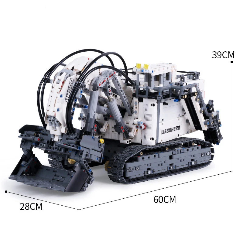 4062+PCS Compatible With LegoINGlys Excavator Building Blocks Remote Control Blocks Engineering Vehicle Trucks Bricks Child Toy (7)