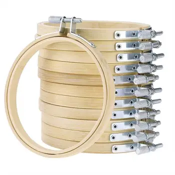 12Pcs Bamboo Cross Stitch Hoops Round Embroidery Hoops Adjustable Bamboo Circle Cross Stitch Hoop Wooden Embroidery Circle Sets
12Pcs Bamboo Cross Stitch Hoops Round Embroidery Hoops Adjustable Bamboo Circle Cross Stitch Hoop Wooden Embroidery Circle Sets