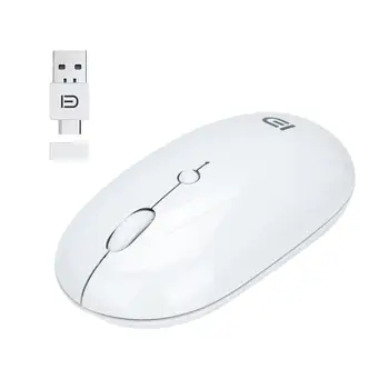 1600 DPI Wireless Mouse , FD Type-C USB Dual Port Glossy Portable Mice for Tablet PC Laptop Phone
1600 DPI Wireless Mouse , FD Type-C USB Dual Port Glossy Portable Mice for Tablet PC Laptop Phone