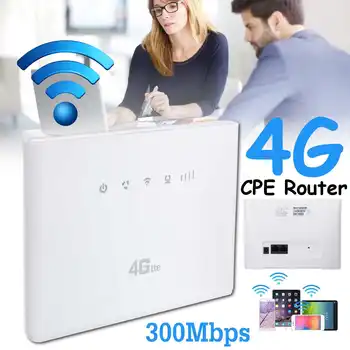 300Mbps 4G LTE CPE Wireless Router Support SIM Card 4Pcs Antenna With LAN Port Support up to 20 Wifi users
300Mbps 4G LTE CPE Wireless Router Support SIM Card 4Pcs Antenna With LAN Port Support up to 20 Wifi users