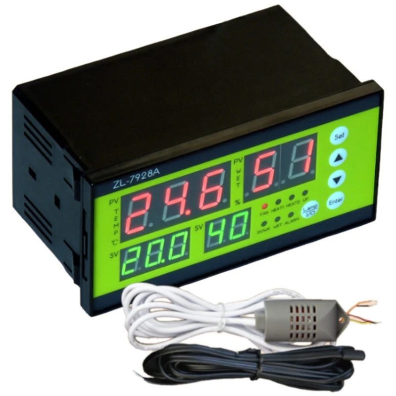 ZL-7928A, 100/220Vac, 12V Battery Backup, Dry Outputs, Multifunction Automatic Incubator, Incubator Controller
ZL-7928A, 100/220Vac, 12V Battery Backup, Dry Outputs, Multifunction Automatic Incubator, Incubator Controller