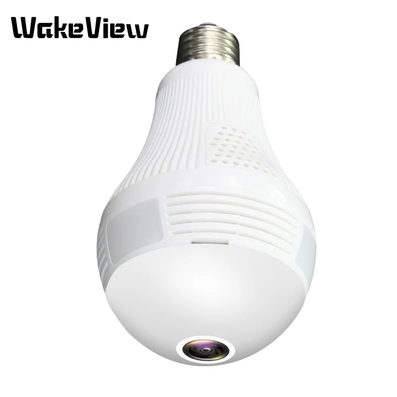 WakeView LED Light 960P Wireless Panoramic Home Security WiFi CCTV Fisheye Bulb Lamp IP Camera 360 Degree Home Security 1.3MP
WakeView LED Light 960P Wireless Panoramic Home Security WiFi CCTV Fisheye Bulb Lamp IP Camera 360 Degree Home Security 1.3MP