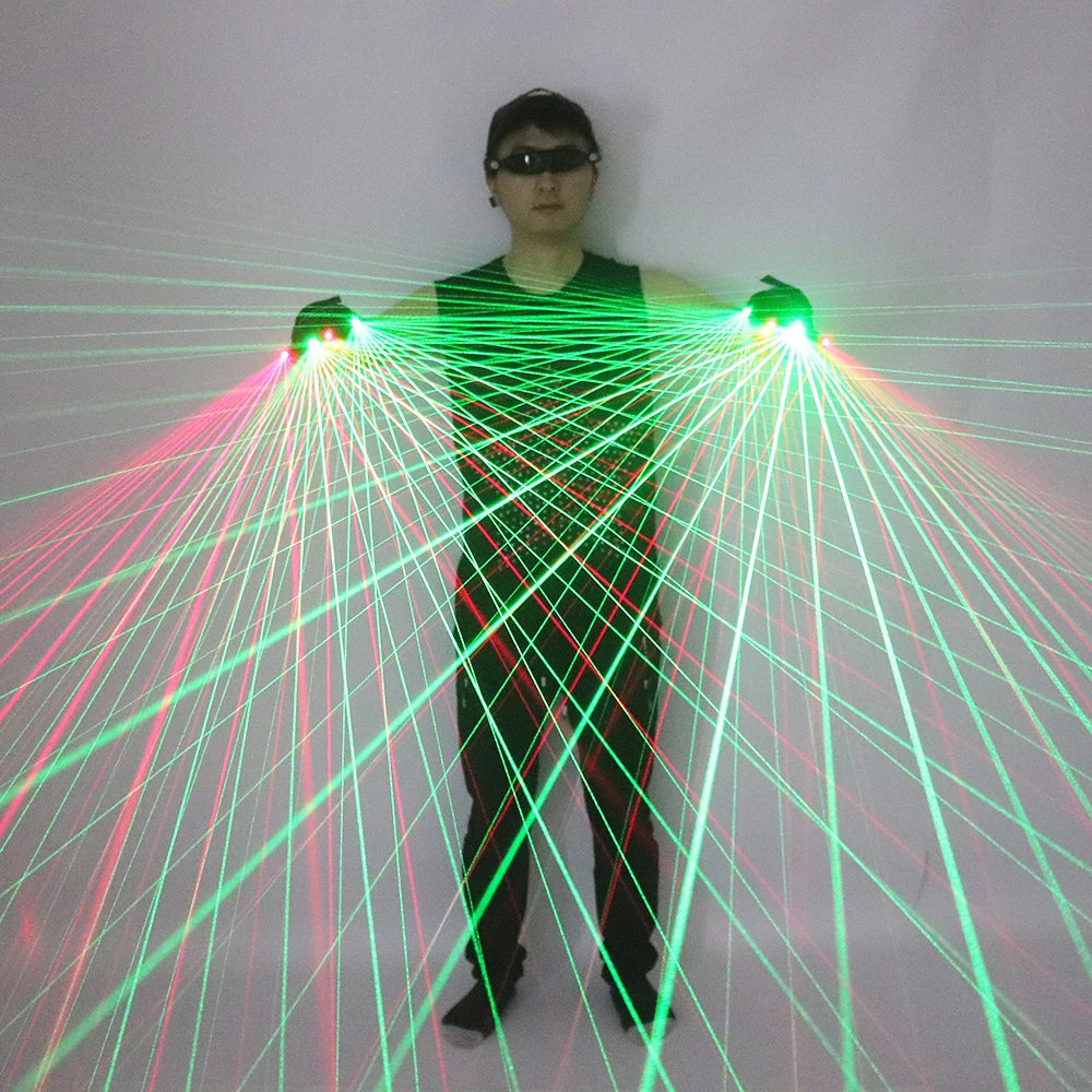 New High Quality 2 in 1 Red Green Laser Gloves LED Multi Beams Laser Gloves For LED Luminous Costume Stage Show Accessories
New High Quality 2 in 1 Red Green Laser Gloves LED Multi Beams Laser Gloves For LED Luminous Costume Stage Show Accessories