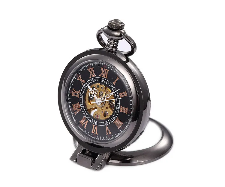 2019 New Classical Tungsten steel black can stand desktop multi-function retro mechanical pocket watch Vintage Necklace
2019 New Classical Tungsten steel black can stand desktop multi-function retro mechanical pocket watch Vintage Necklace