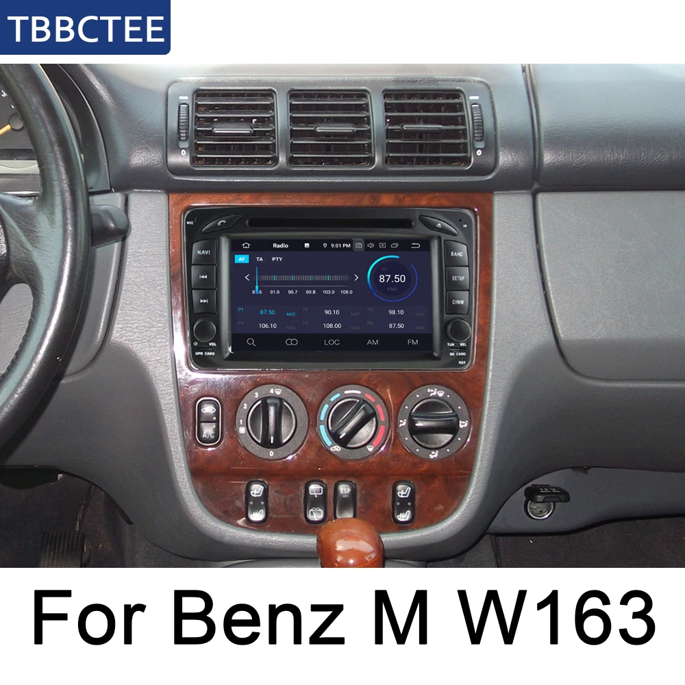 Автомобильный мультимедийный плеер для Mercedes Benz M Class W163 проигрыватель NTG с Android
