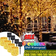 10/50/100/200/300 LED Solar Powered/USB Powered Light Outdoor Lamp String Lights For Holiday Christmas Party Garden Garland
10/50/100/200/300 LED Solar Powered/USB Powered Light Outdoor Lamp String Lights For Holiday Christmas Party Garden Garland