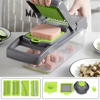 Vegetable Cutting Artifact Multi-Function Diced Potato Shredder Shredder Grater Household Potato Chip Slicing Kitchen Grater
Vegetable Cutting Artifact Multi-Function Diced Potato Shredder Shredder Grater Household Potato Chip Slicing Kitchen Grater