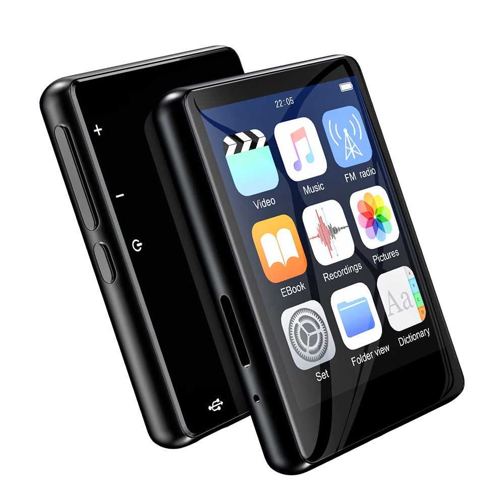 Touch Screen MP3 Player HiFi Sound Walkman With Bluetooth Reproductor FM Radio Built in Speaker Music Player Video E-book
Touch Screen MP3 Player HiFi Sound Walkman With Bluetooth Reproductor FM Radio Built in Speaker Music Player Video E-book