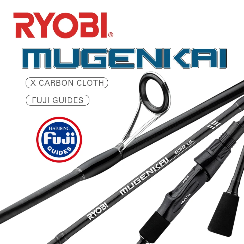 RYOBI Новый MUGENKAI спиннинговая Удочка приманки стержень с высоким содержанием