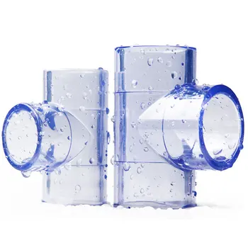 Tee Connector UPVC Tee Fitting Transparent Environmental Plastic Pipe Fittings JS22 
Tee Connector UPVC Tee Fitting Transparent Environmental Plastic Pipe Fittings JS22