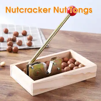 Nutcracker Nut Tongs Walnuts Heavy Duty Macadamia Opener Peeling Machine with Durable Metal Handle for Hazelnuts Almonds
Nutcracker Nut Tongs Walnuts Heavy Duty Macadamia Opener Peeling Machine with Durable Metal Handle for Hazelnuts Almonds