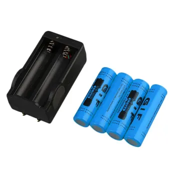 4pcs 3.7V 12000mAh Rechargeable Li-ion Battery + US Plug Charger Discharge Rate Safe and Environmental Friendly
4pcs 3.7V 12000mAh Rechargeable Li-ion Battery + US Plug Charger Discharge Rate Safe and Environmental Friendly