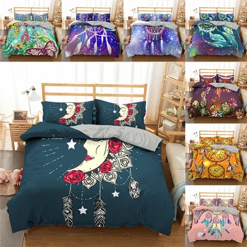 Boniu Bedding Set Dreamcatcher Duvet Cover Set Pillowcases Comforter Bed Set Double Full Twin Single Bed Set 3D Bedclothes 
Boniu Bedding Set Dreamcatcher Duvet Cover Set Pillowcases Comforter Bed Set Double Full Twin Single Bed Set 3D Bedclothes