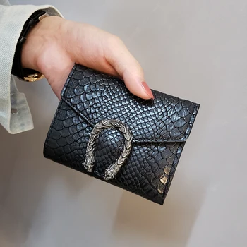3 Fold Snake Skin Lady Wallet with Ins Metal Megnetic Clip, Artificail Leather PU material Fashion pattern wallet women purse
3 Fold Snake Skin Lady Wallet with Ins Metal Megnetic Clip, Artificail Leather PU material Fashion pattern wallet women purse
