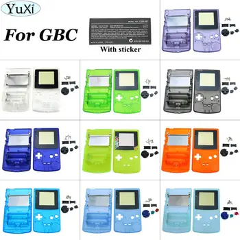 YuXi 10Set For GameBoy Color Replacement Clear Housing Shell For GBC Housing Case Plastic shell
YuXi 10Set For GameBoy Color Replacement Clear Housing Shell For GBC Housing Case Plastic shell
