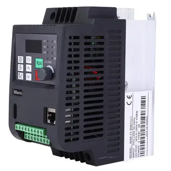 Variable Frequency Inverter 220VAC 0.75KW VFD Variable Frequency Drive Inverter Motor Speed Control 1-Phase to 3-Phase
Variable Frequency Inverter 220VAC 0.75KW VFD Variable Frequency Drive Inverter Motor Speed Control 1-Phase to 3-Phase