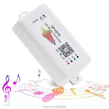 Bluetooth music RGB controller SP107E is commonly used in WS2812BWS2811SK6812 DMX512 Led Strip pixel lamp RGB/RGBW dc5v-24v
Bluetooth music RGB controller SP107E is commonly used in WS2812BWS2811SK6812 DMX512 Led Strip pixel lamp RGB/RGBW dc5v-24v