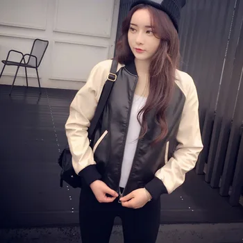 Women's motorcycle leather coat 2020 new fashion short section long sleeve spring and autumn women's jacket NUW919
Women's motorcycle leather coat 2020 new fashion short section long sleeve spring and autumn women's jacket NUW919