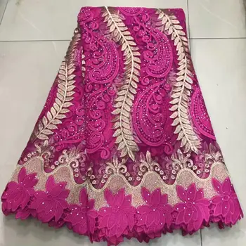 2019 Latest African Lace Fabric 2019 High Quality French Mesh Lace Fabric Tulle Lace With stones For Women Dresses 5Yards 
2019 Latest African Lace Fabric 2019 High Quality French Mesh Lace Fabric Tulle Lace With stones For Women Dresses 5Yards