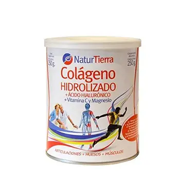 Colágeno Hidrolizado con Magnesio NaturTierra 250 gr 
Colágeno Hidrolizado con Magnesio NaturTierra 250 gr