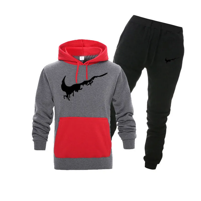 Autumn Winter Men Casual Sweatshirts Pullovers Sets Cotton Brand Clothing Men Tracksuit Hoodies Two Piece +Pants Sport Sets
Autumn Winter Men Casual Sweatshirts Pullovers Sets Cotton Brand Clothing Men Tracksuit Hoodies Two Piece +Pants Sport Sets