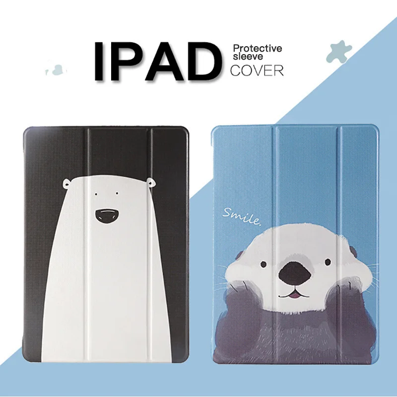 Tablet Case For IPad 6 Air Mini1/2/3/4 Case PU Leather Silicone Soft Shell Trifold Stand Cute Baked Bear Sleep Smart Cover
Tablet Case For IPad 6 Air Mini1/2/3/4 Case PU Leather Silicone Soft Shell Trifold Stand Cute Baked Bear Sleep Smart Cover