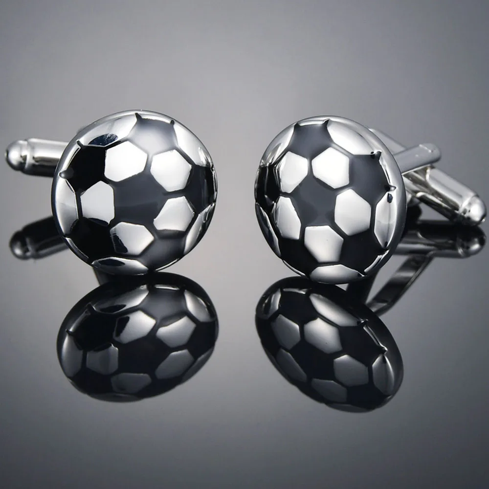 Round Shape Men's French Shirts Cufflinks Wholesale Environmental Protection Football Pattern Cuff Links
Round Shape Men's French Shirts Cufflinks Wholesale Environmental Protection Football Pattern Cuff Links