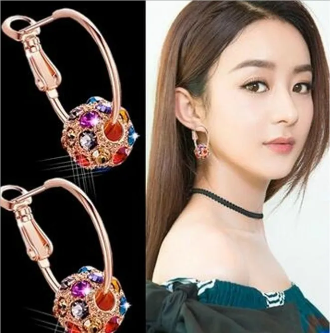 Explosion Models Korean Version Of The Color Crystal Ball Ear Studs Lucky Ball Transfer Beads Ear Jewelry Wholesale Bestsellers
Explosion Models Korean Version Of The Color Crystal Ball Ear Studs Lucky Ball Transfer Beads Ear Jewelry Wholesale Bestsellers