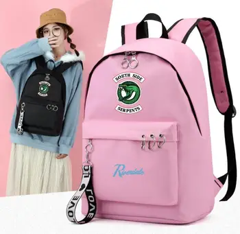 New Riverdale Cosplay Prop Serpent Backpack Teen School Bag Shoulder Bags Large Capacity Rucksack Travel Knapsack
New Riverdale Cosplay Prop Serpent Backpack Teen School Bag Shoulder Bags Large Capacity Rucksack Travel Knapsack
