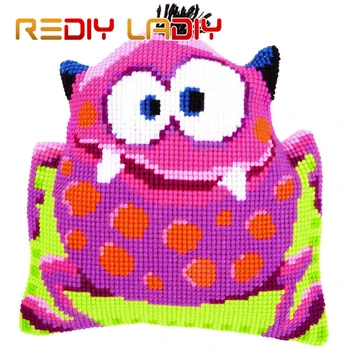 Cross Stitch Cushion Special Shaped Virus Chunky Cross-Stitch Kit Acrylic Yarn Pillow Case Home Decor Sofa Pillows Arts & Crafts
Cross Stitch Cushion Special Shaped Virus Chunky Cross-Stitch Kit Acrylic Yarn Pillow Case Home Decor Sofa Pillows Arts & Crafts