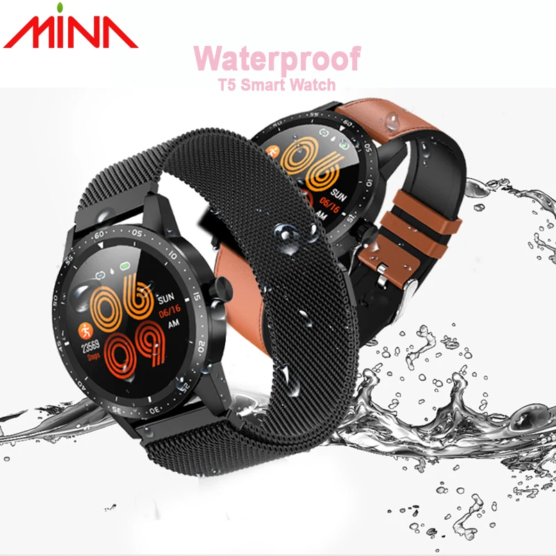 T5 smart watch Men display waterproof Oxygen monitoring heart rate blood pressure health bluetooth reminder sports vs f8 l8
T5 smart watch Men display waterproof Oxygen monitoring heart rate blood pressure health bluetooth reminder sports vs f8 l8