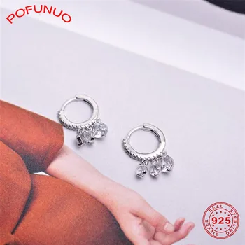POFUNUO 925 Sterling Silver Cute Zircon Inlay Earring Clips 100% Silver AAA Zircon Charm Women Stylish Earrings 925 Fine Jewelry
POFUNUO 925 Sterling Silver Cute Zircon Inlay Earring Clips 100% Silver AAA Zircon Charm Women Stylish Earrings 925 Fine Jewelry