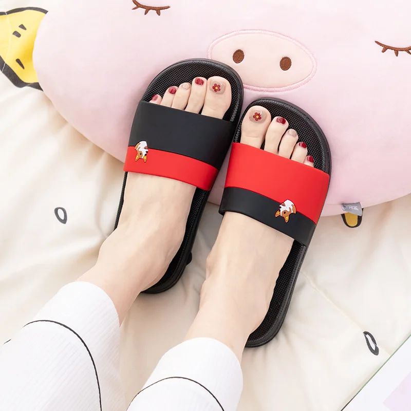 Slippers Male and Female Cartoon Wear PVC Slippers Summer Bathroom Antiskid Bath Couple Home Shoes Men Slippers Men Shoes
Slippers Male and Female Cartoon Wear PVC Slippers Summer Bathroom Antiskid Bath Couple Home Shoes Men Slippers Men Shoes