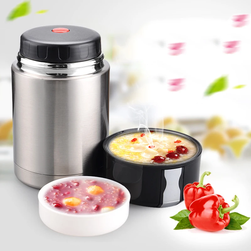 

Large Capacity 800ML/1000ML Thermos Lunch Box Portable Stainless Steel Food Soup Containers Vacuum Flasks Thermocup Drinking Cup