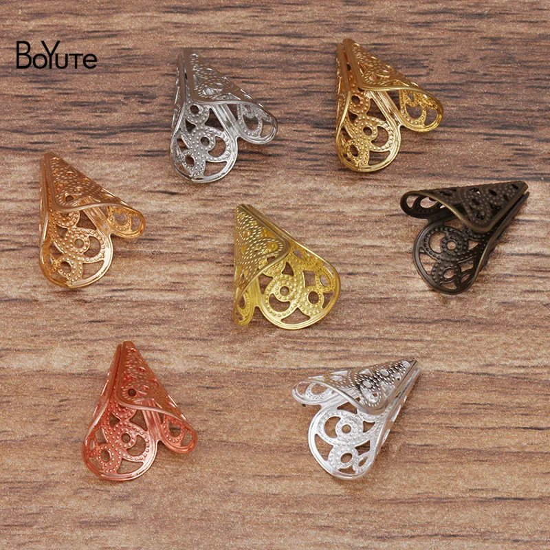 BoYuTe (200 Pieces/Lot) 9*17MM Metal Brass Filigree Bead Caps Diy Hand Made Jewelry Accessories Wholesale
BoYuTe (200 Pieces/Lot) 9*17MM Metal Brass Filigree Bead Caps Diy Hand Made Jewelry Accessories Wholesale